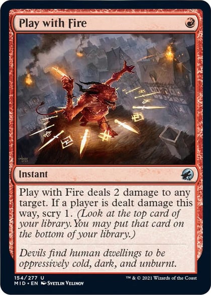 Play with Fire, Innistrad: Midnight Hunt 154