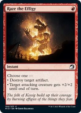 Raze the Effigy, Innistrad: Midnight Hunt 156