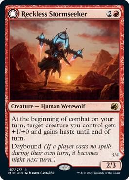 Reckless Stormseeker, Innistrad: Midnight Hunt 157