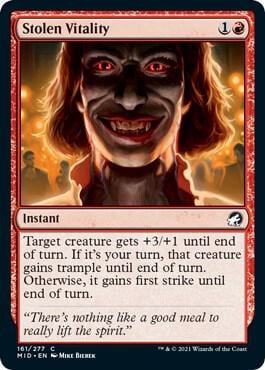 Stolen Vitality, Innistrad: Midnight Hunt 161