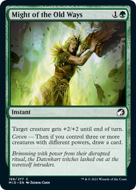 Might of the Old Ways, Innistrad: Midnight Hunt 189