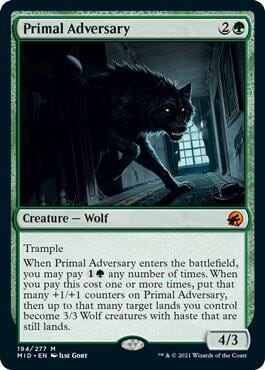 Primal Adversary, Innistrad: Midnight Hunt 194