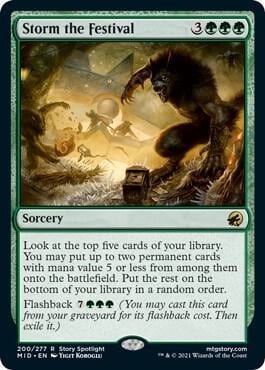 Storm the Festival, Innistrad: Midnight Hunt 200