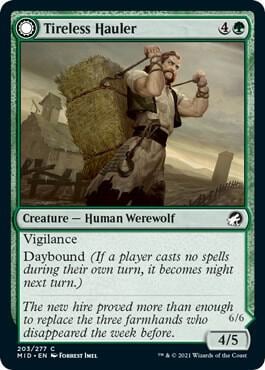 Tireless Hauler, Innistrad: Midnight Hunt 203
