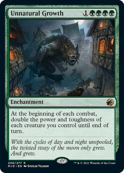 Unnatural Growth, Innistrad: Midnight Hunt 206