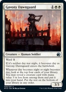 Gavony Dawnguard, Innistrad: Midnight Hunt 20