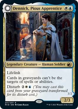 Dennick, Pious Apprentice, Innistrad: Midnight Hunt 217