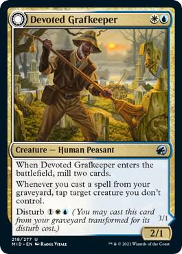 Devoted Grafkeeper, Innistrad: Midnight Hunt 218