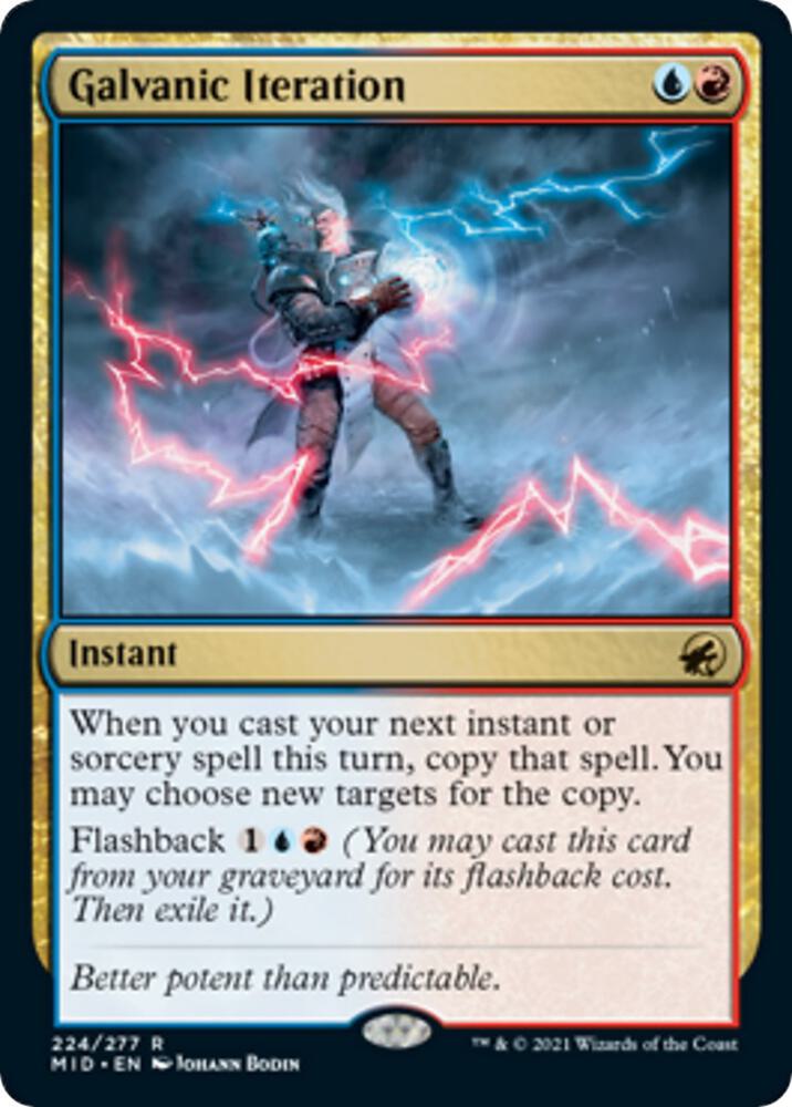 Galvanic Iteration, Innistrad: Midnight Hunt 224