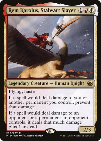 Rem Karolus, Stalwart Slayer, Innistrad: Midnight Hunt 235