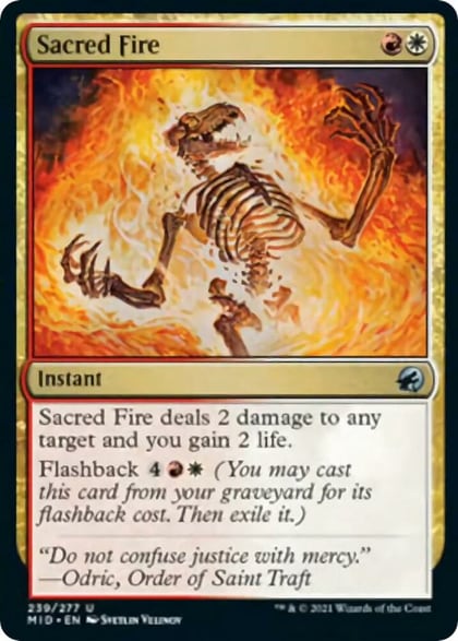 Sacred Fire, Innistrad: Midnight Hunt 239
