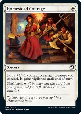 Homestead Courage, Innistrad: Midnight Hunt 24