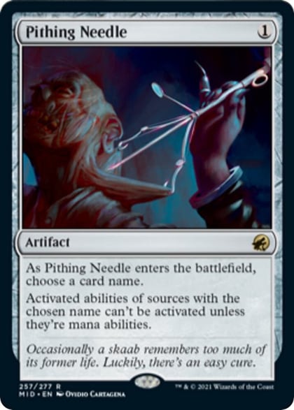 Pithing Needle, Innistrad: Midnight Hunt 257