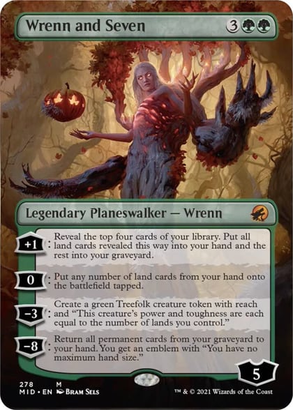 Wrenn and Seven (Borderless), Innistrad: Midnight Hunt 278