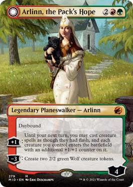 Arlinn, the Pack's Hope (Borderless), Innistrad: Midnight Hunt 279
