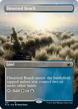 Deserted Beach (Borderless), Innistrad: Midnight Hunt 281