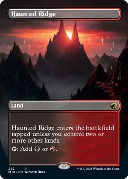 Haunted Ridge (Borderless), Innistrad: Midnight Hunt 282