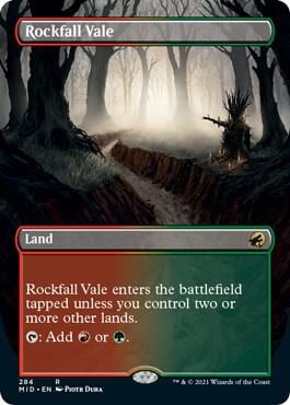 Rockfall Vale (Borderless), Innistrad: Midnight Hunt 284
