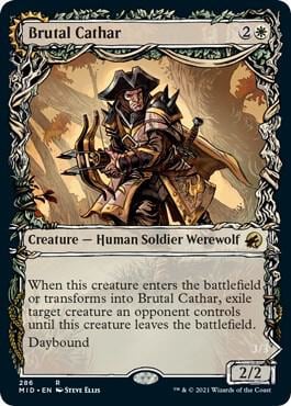 Brutal Cathar (Showcase), Innistrad: Midnight Hunt 286