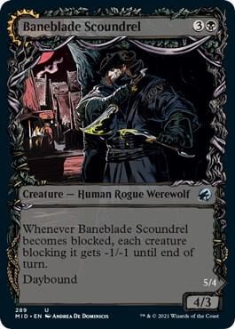 Baneblade Scoundrel (Showcase), Innistrad: Midnight Hunt 289