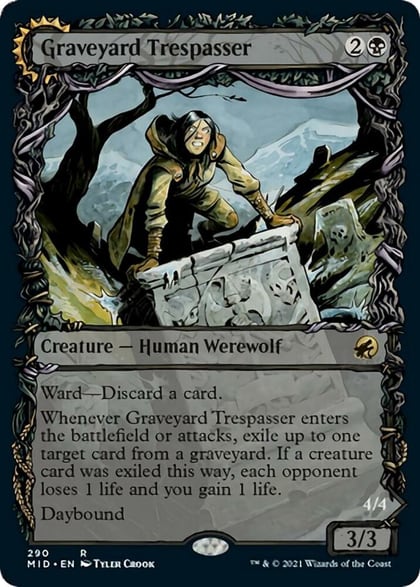 Graveyard Trespasser (Showcase), Innistrad: Midnight Hunt 290