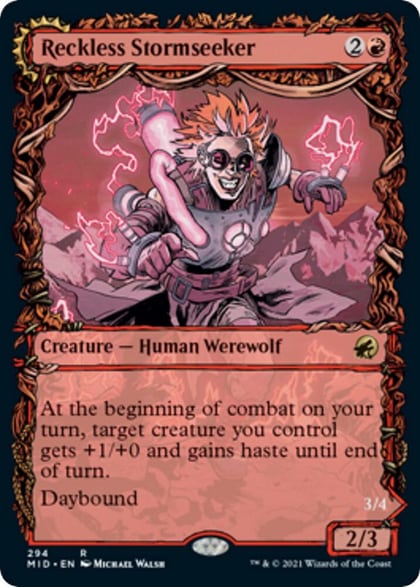 Reckless Stormseeker (Showcase), Innistrad: Midnight Hunt 294