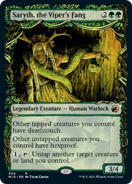 Saryth, the Viper's Fang (Showcase), Innistrad: Midnight Hunt 304