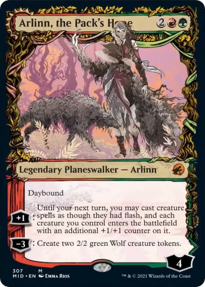 Arlinn, the Pack's Hope (Showcase), Innistrad: Midnight Hunt 307