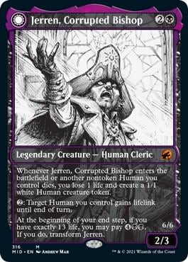 Jerren, Corrupted Bishop (Showcase), Innistrad: Midnight Hunt 316