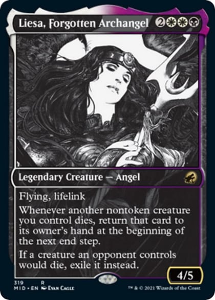 Liesa, Forgotten Archangel (Showcase), Innistrad: Midnight Hunt 319
