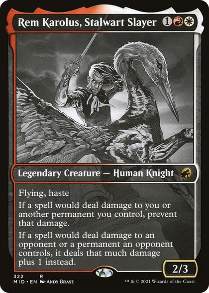 Rem Karolus, Stalwart Slayer (Showcase), Innistrad: Midnight Hunt 322