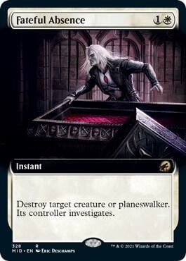 Fateful Absence (Extended Art), Innistrad: Midnight Hunt 328