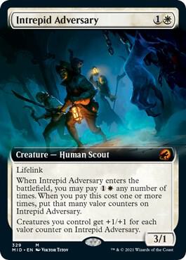 Intrepid Adversary (Extended Art), Innistrad: Midnight Hunt 329
