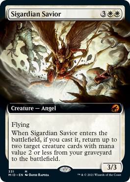 Sigardian Savior (Extended Art), Innistrad: Midnight Hunt 331