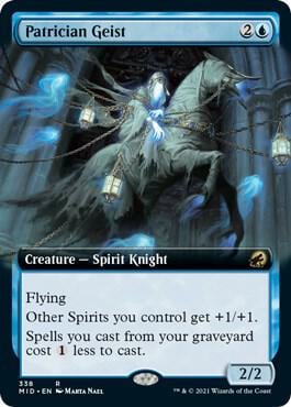 Patrician Geist (Extended Art), Innistrad: Midnight Hunt 338