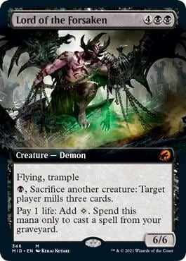 Lord of the Forsaken (Extended Art), Innistrad: Midnight Hunt 346