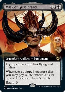 Mask of Griselbrand (Extended Art), Innistrad: Midnight Hunt 347