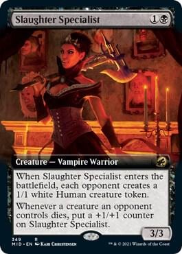 Slaughter Specialist (Extended Art), Innistrad: Midnight Hunt 349