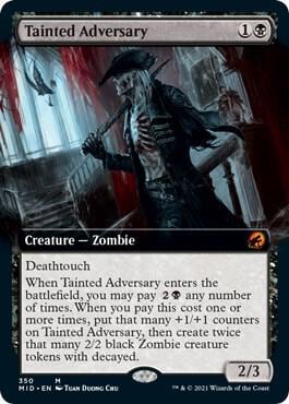 Tainted Adversary (Extended Art), Innistrad: Midnight Hunt 350