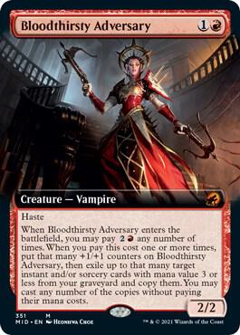 Bloodthirsty Adversary (Extended Art), Innistrad: Midnight Hunt 351