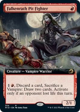 Falkenrath Pit Fighter (Extended Art), Innistrad: Midnight Hunt 354