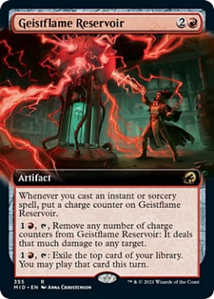 Geistflame Reservoir (Extended Art), Innistrad: Midnight Hunt 355