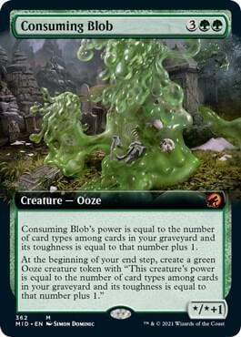 Consuming Blob (Extended Art), Innistrad: Midnight Hunt 362