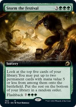 Storm the Festival (Extended Art), Innistrad: Midnight Hunt 364