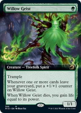 Willow Geist (Extended Art), Innistrad: Midnight Hunt 366
