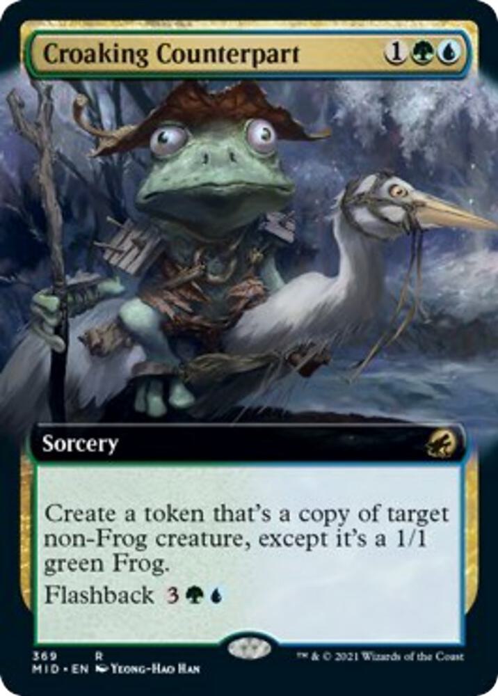 Croaking Counterpart (Extended Art), Innistrad: Midnight Hunt 369