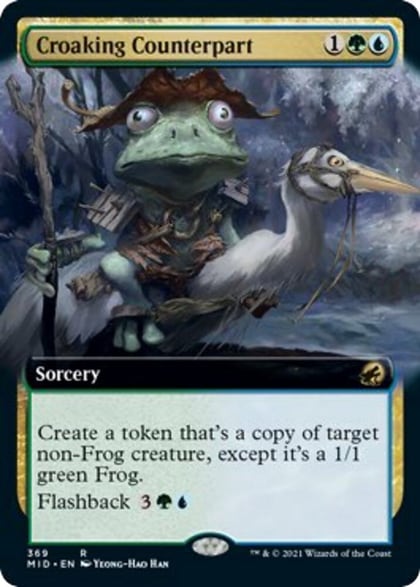 Croaking Counterpart (Extended Art), Innistrad: Midnight Hunt 369