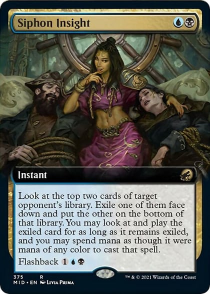 Siphon Insight (Extended Art), Innistrad: Midnight Hunt 375