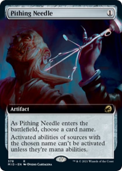 Pithing Needle (Extended Art), Innistrad: Midnight Hunt 378
