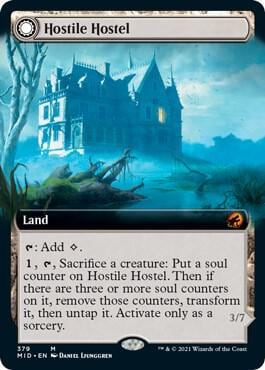 Hostile Hostel (Extended Art), Innistrad: Midnight Hunt 379